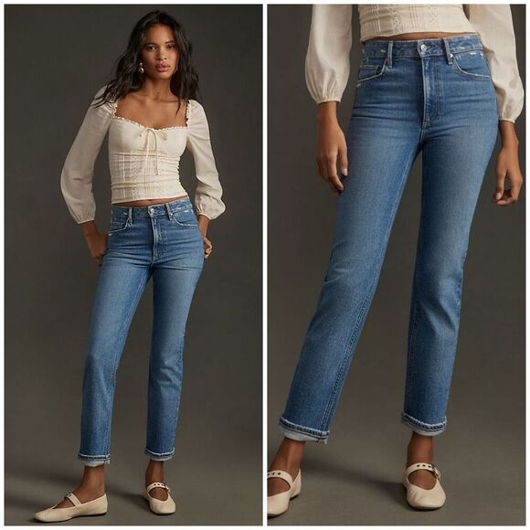 PAIGE Brigitte High Rise Relaxed Jean Size 25 - Picture 1 of 7